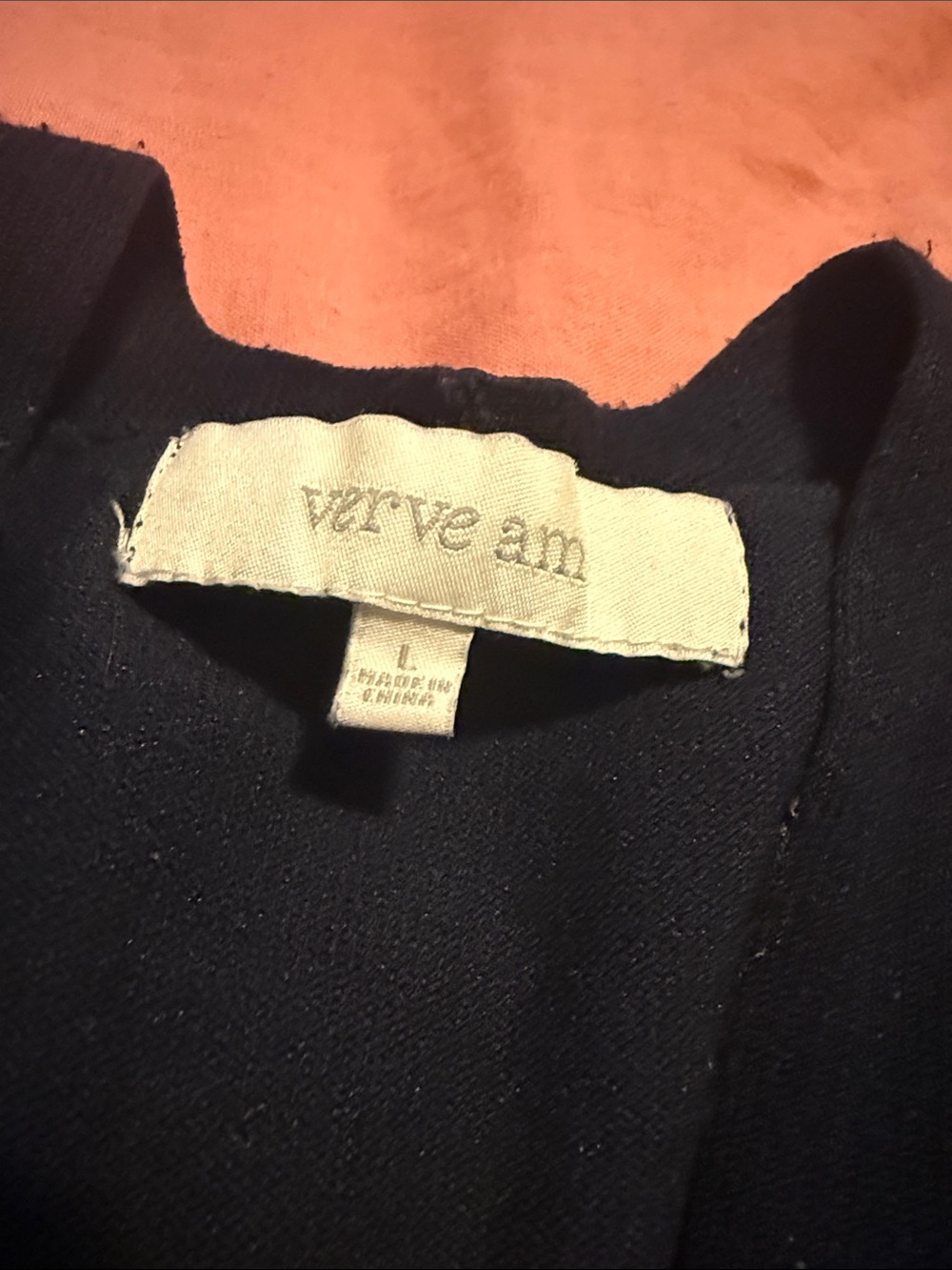 verve ami - navy blue cardigan - size large